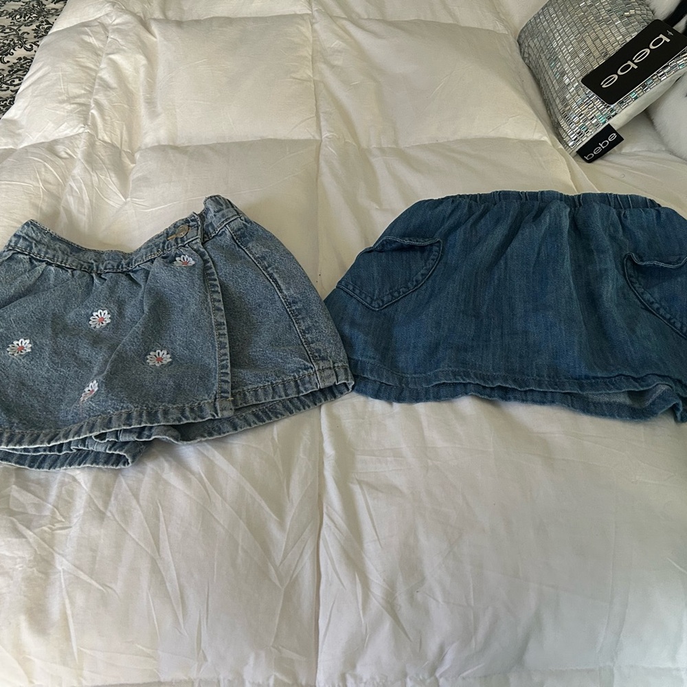 Kids Denim Skort - Blue